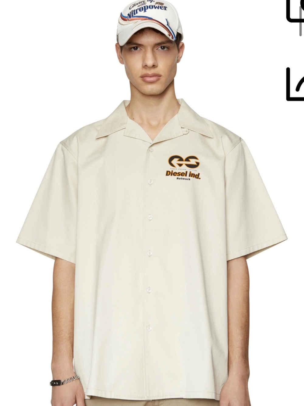 Diesel S-Frank short-sleeved bowling shirt